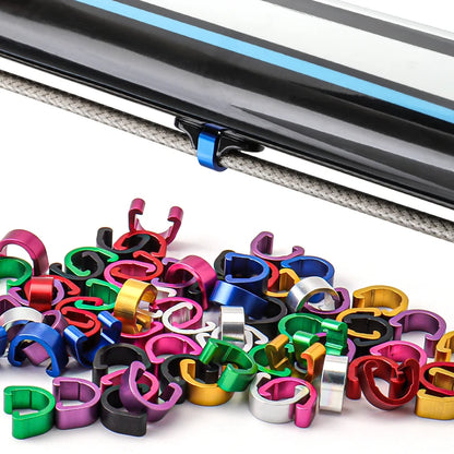 10Pcs Bicycle Frame U Buckle for Brake Cable 