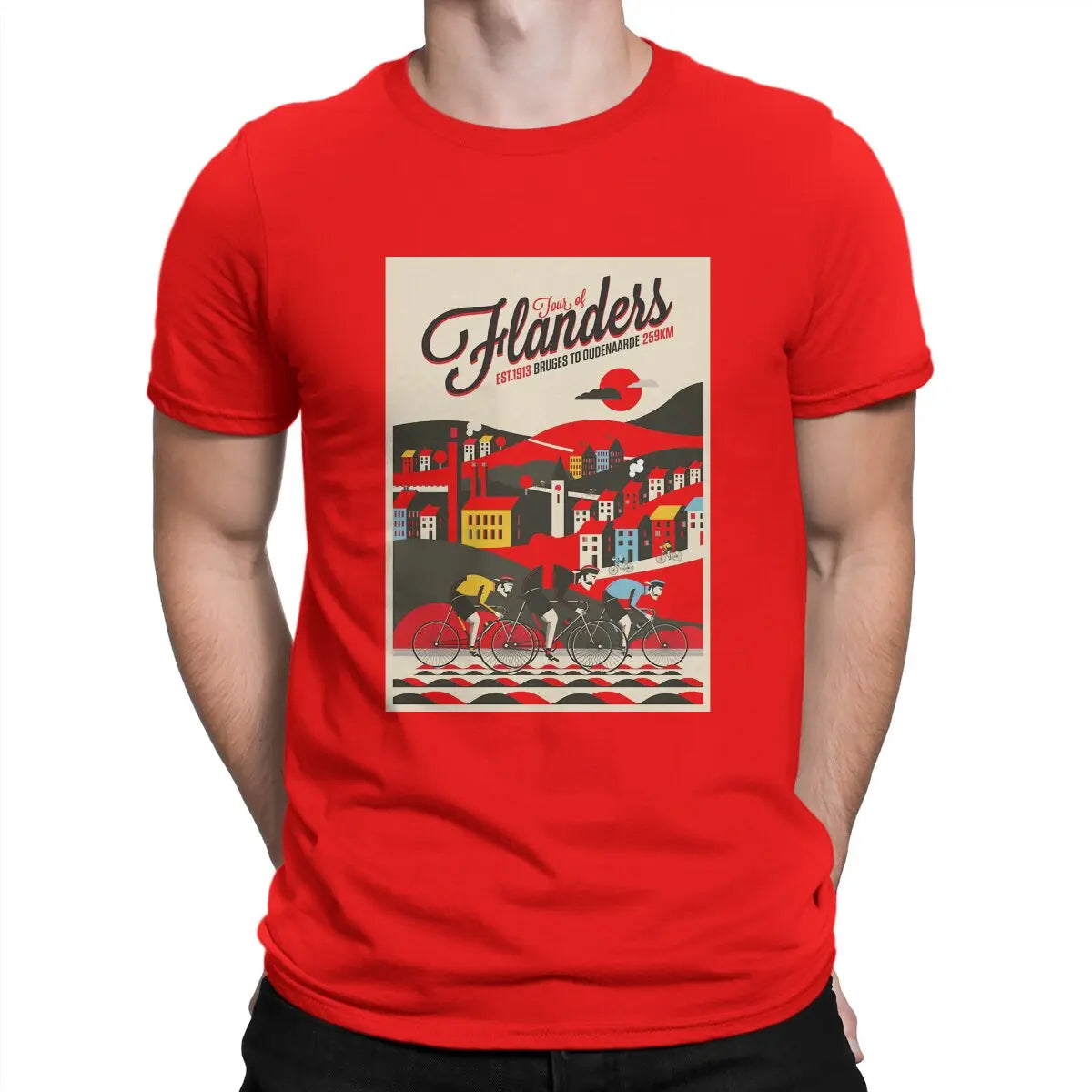 Vintage-Bike-Shirt der Flandern-Rundfahrt