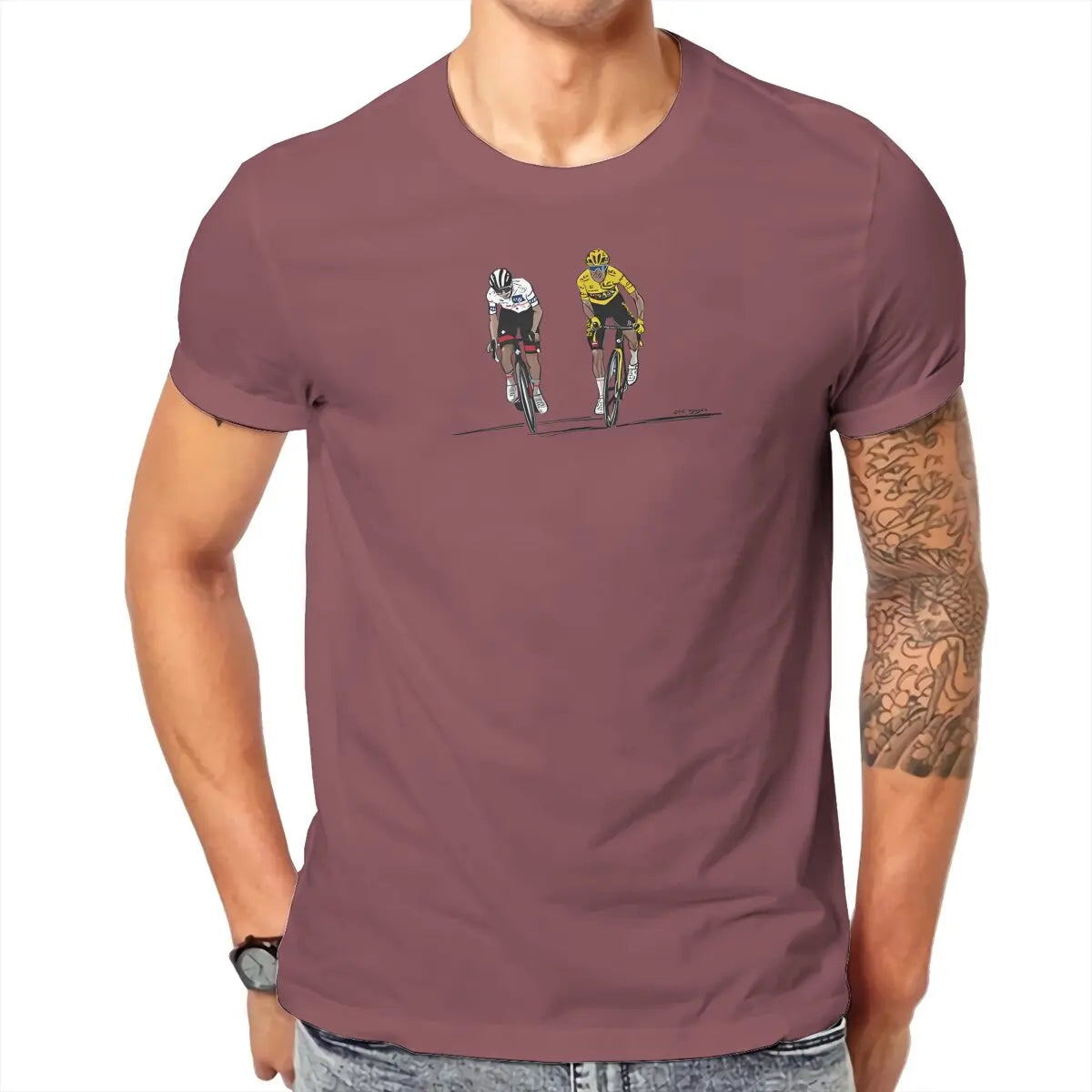 Camicia grafica classica da ciclista