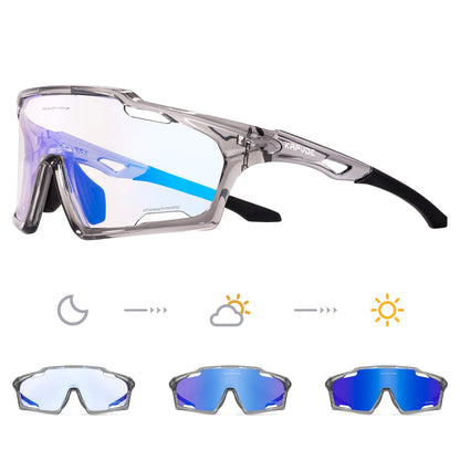 Light-Adaptive Cycling Glasses