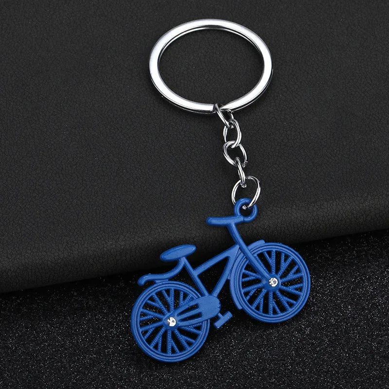 Llavero con diseño de bicicleta. 
