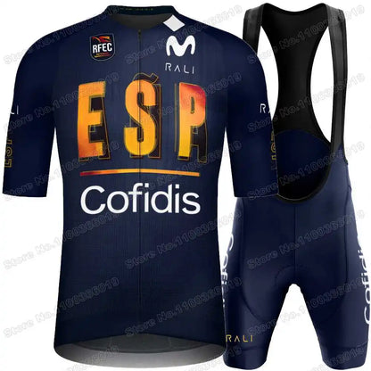 Camisola Nacional de Ciclismo MTB da Espanha 