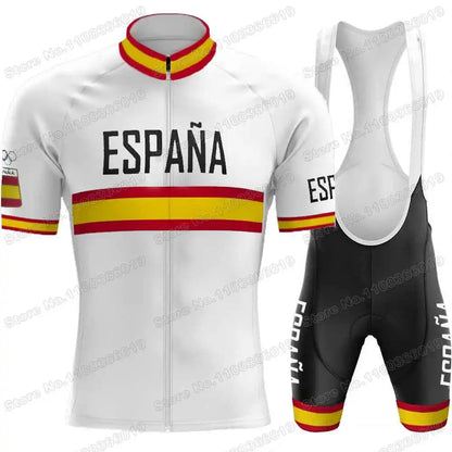 Camisola Nacional de Ciclismo MTB da Espanha 
