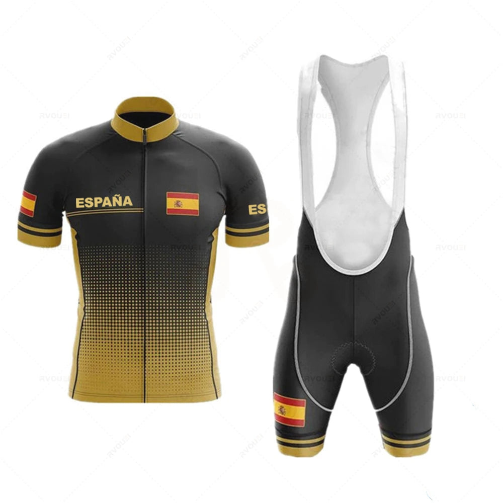 Conjunto de ciclismo Espanha 