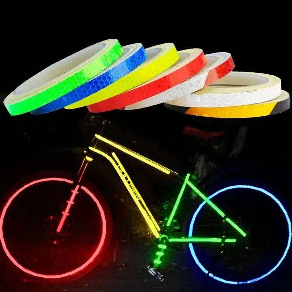 Fahrradaufkleber, reflektierendes Klebeband, Sicherheit 