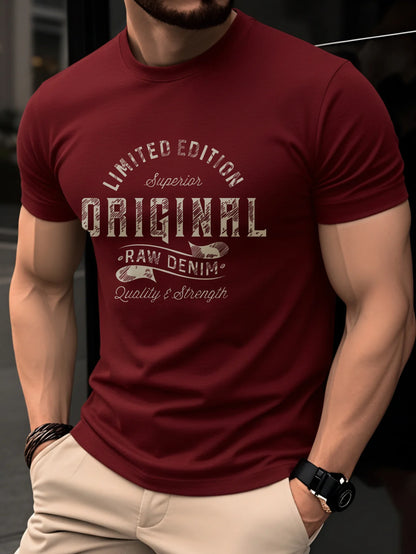 Men's Cycling Print T-Shirt – Cotton Casual Sports Tee