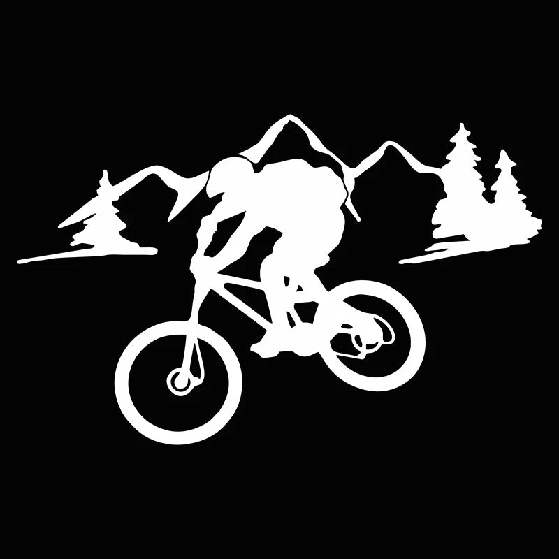 Mountain Bike Adventure Vinyl Decal
