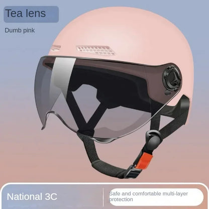 Bicycle Safety Helmet with Goggles 