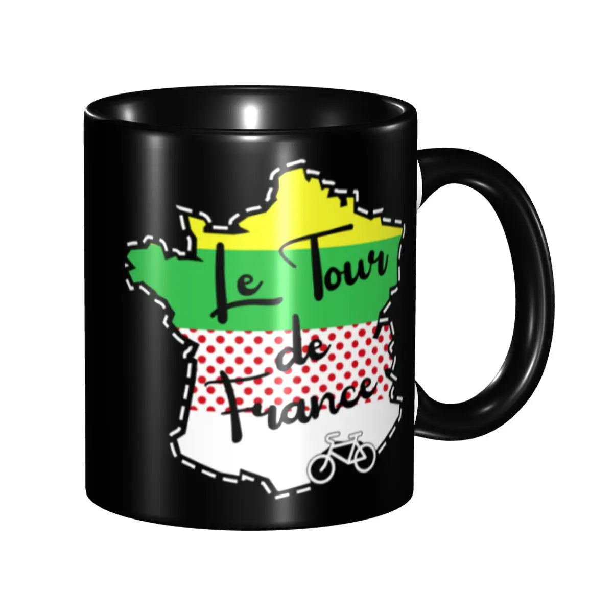 Cycling Race Ceramic Mug – 330ml Custom Design Gift for Cyclists