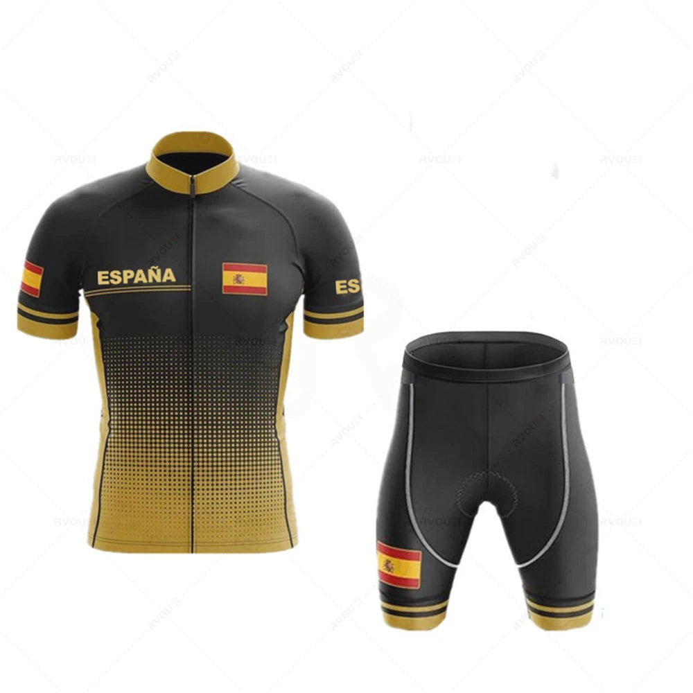 Conjunto de ciclismo Espanha 