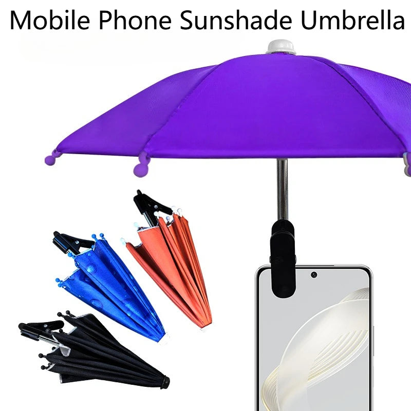 Ombrello parasole per cellulare