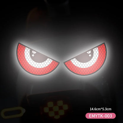 Demon Eyes Reflective Sticker for Bicycle 