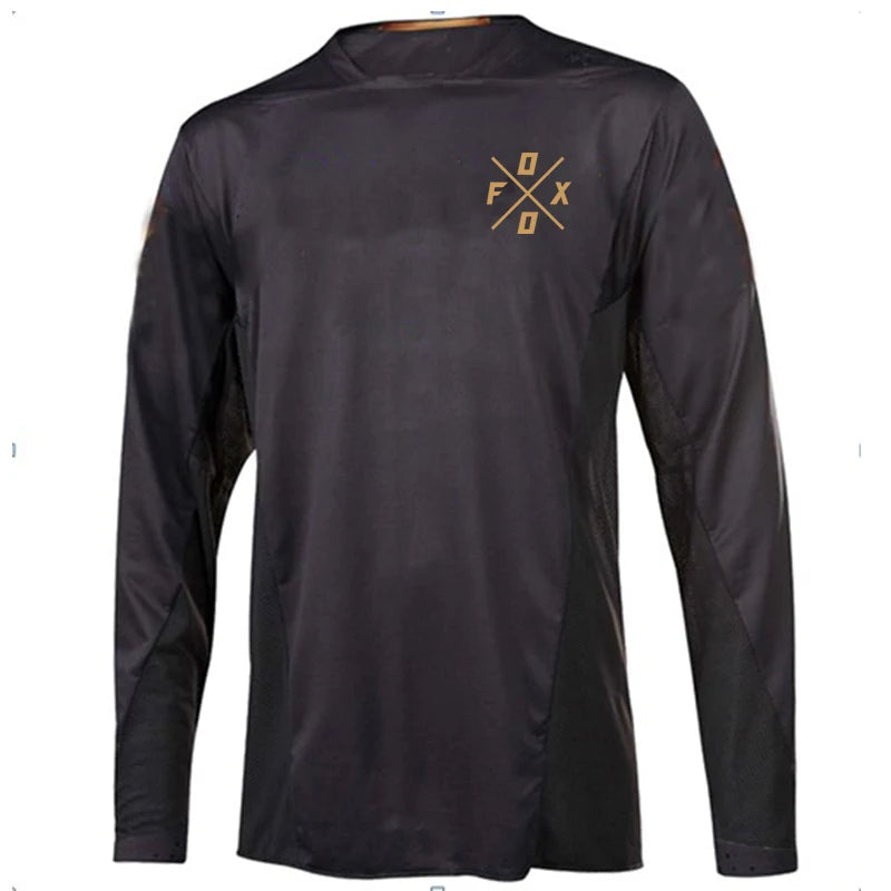Men's MTB Downhill Jersey – Long Sleeve Mountain Bike Shirt