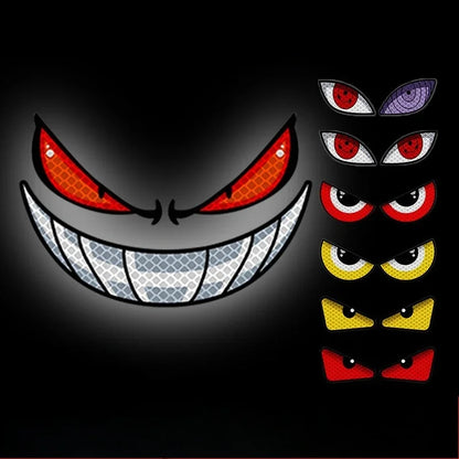 Demon Eyes Reflective Sticker for Bicycle 