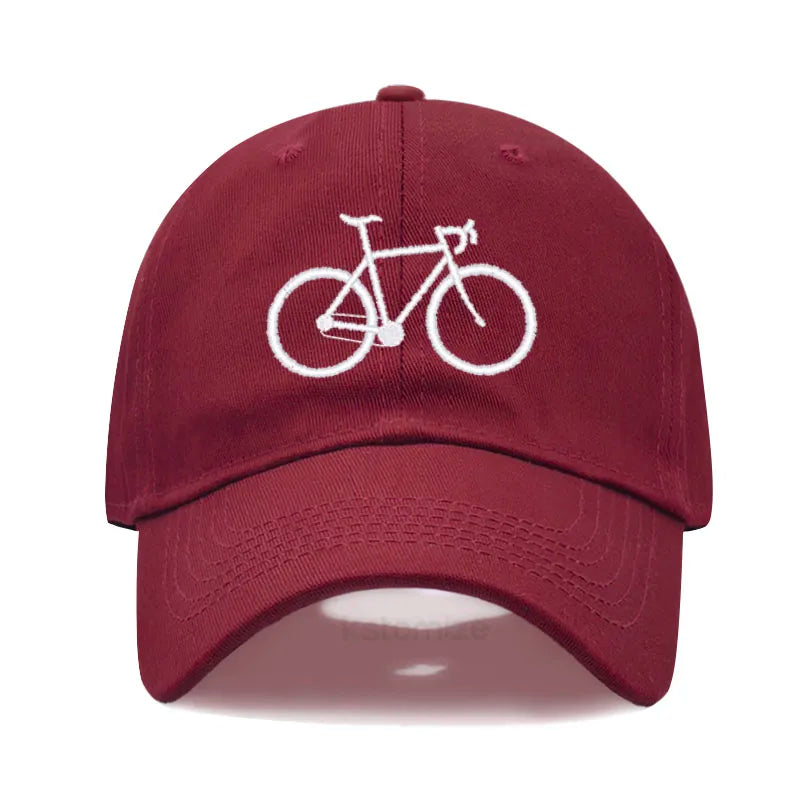 Fahrrad-Baseballmütze aus Baumwolle