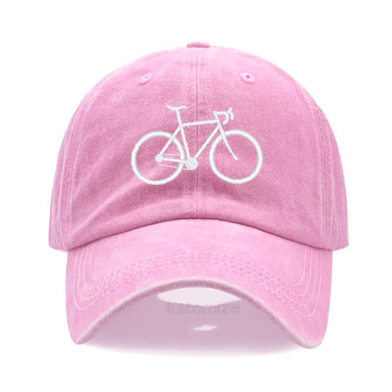 Fahrrad-Baseballmütze aus Baumwolle