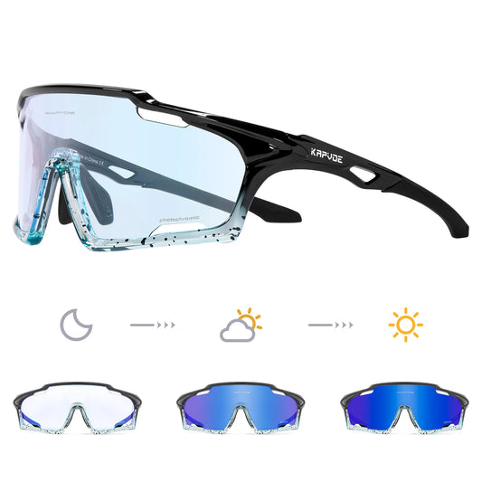 Light-Adaptive Cycling Glasses