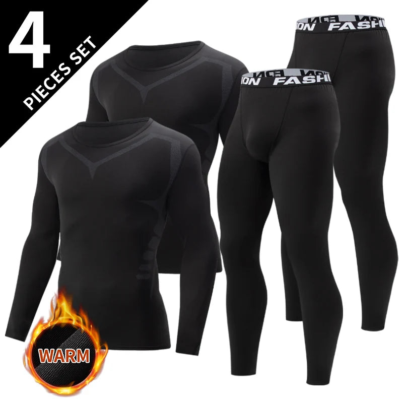 2-Piece Men's Thermal Compression Set