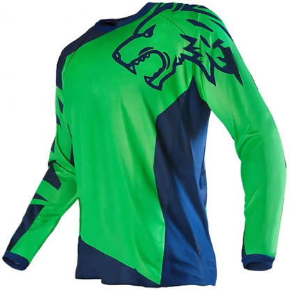 Men’s Downhill Long Sleeved Bicycle Jersey