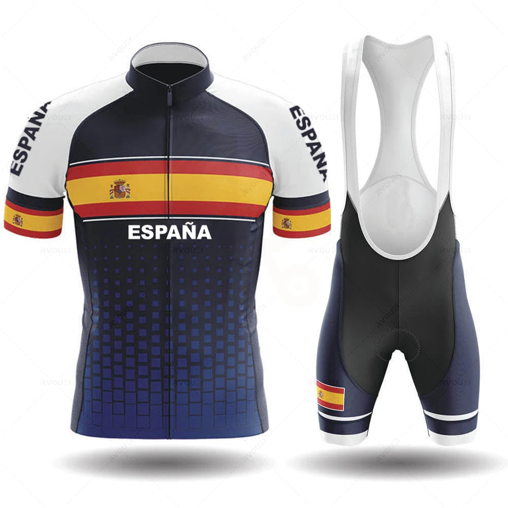 Conjunto de ciclismo Espanha 