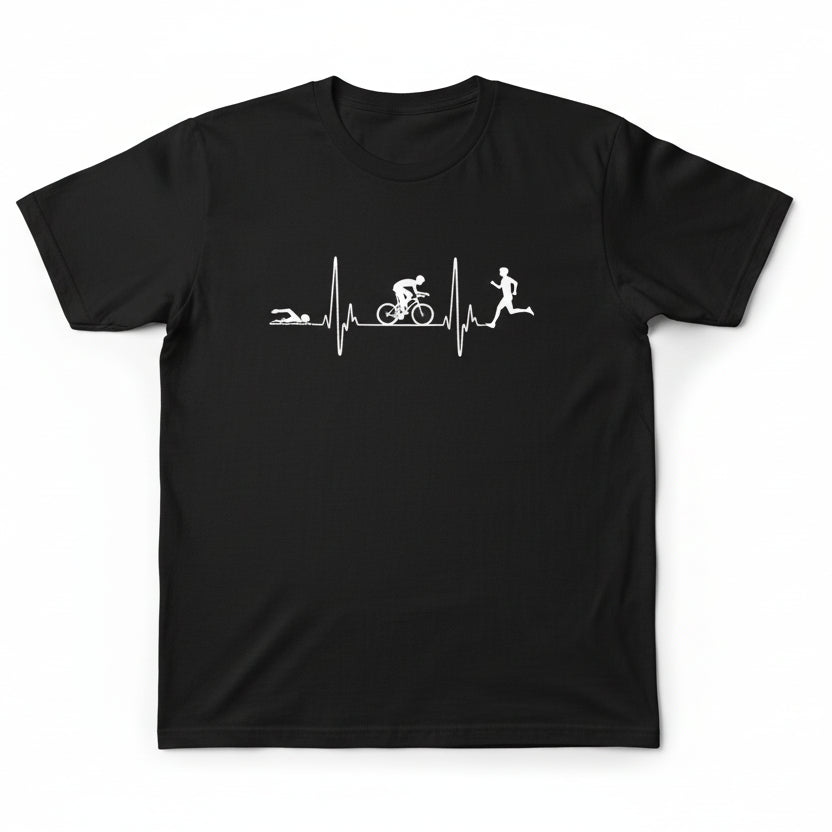 Chemise en coton Triathlon Heartbeat 