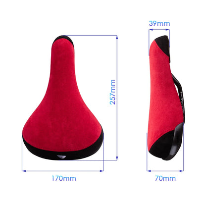 Sedile per biciclette con binario da 8 mm 