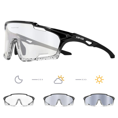 Light-Adaptive Cycling Glasses