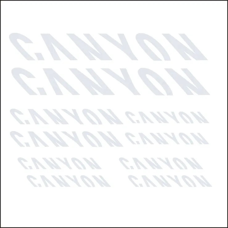 Bicycle Sticker Canyon 