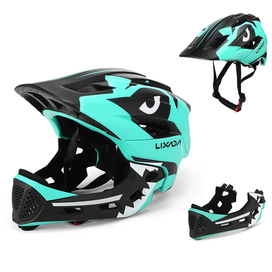 Kids Full Face Detachable Bike Helmet