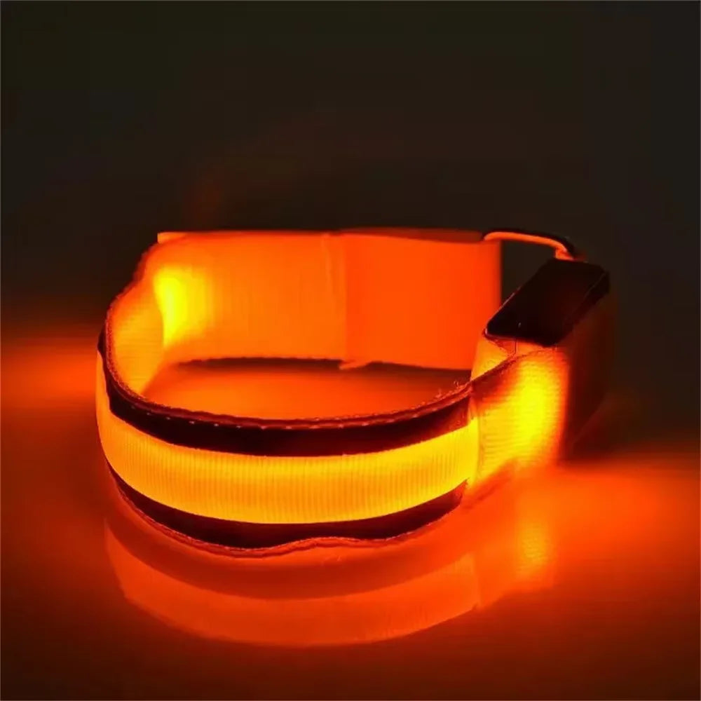 Juego de 2/4 piezas de brazalete luminoso con luz LED