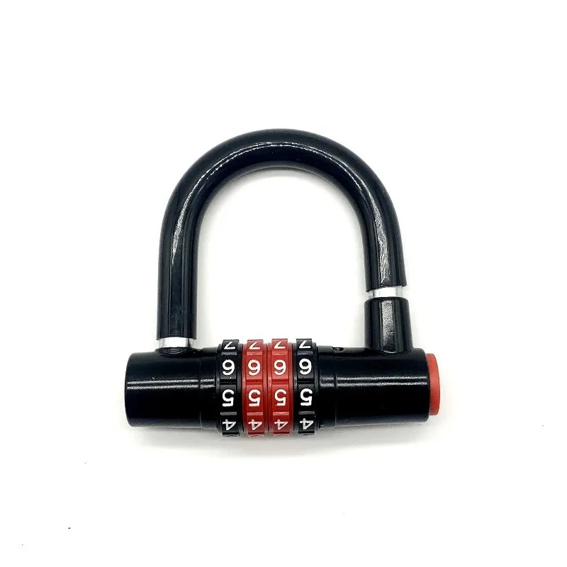 Bicycle U-Lock with Combination Code 