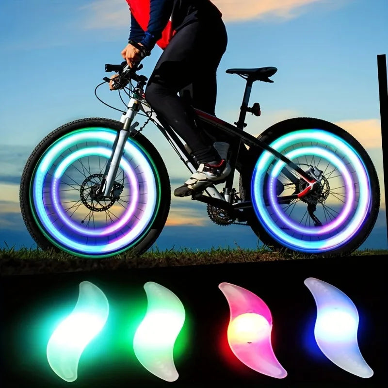 Luz LED para radios de rueda de bicicleta 