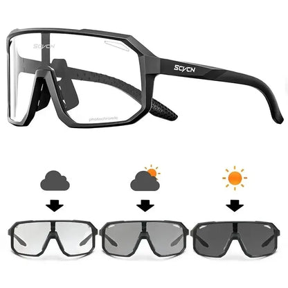 Photochromic Cycling Glasses