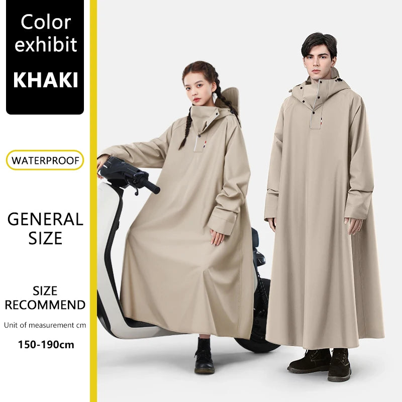 Long Waterproof Cycling Poncho