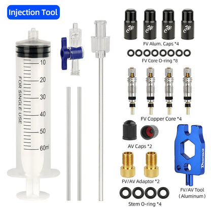 Bicycle Tubeless Tire Sealant Injector
