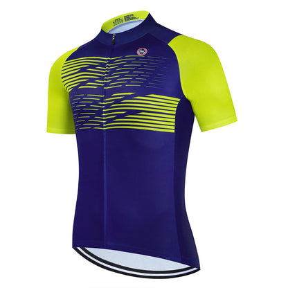 Men's Summer Cycling Jersey – Short Sleeve, Quick-Dry & Breathable