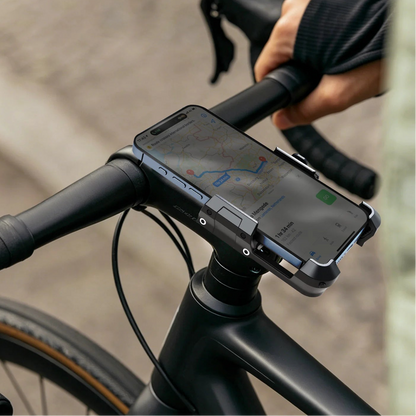 Aluminum Bike Phone Mount – Stem & Handlebar | Shockproof