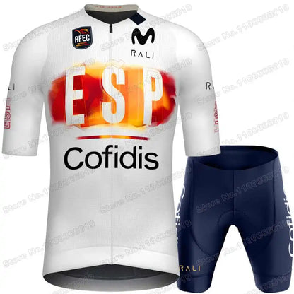 Camisola Nacional de Ciclismo MTB da Espanha 